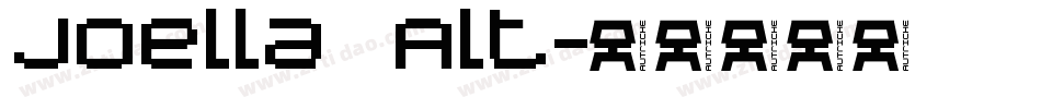 Joella Alt字体转换